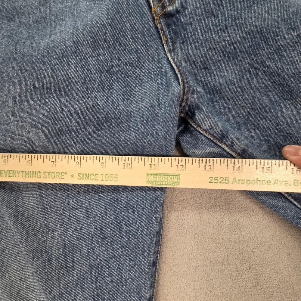 Levis 517 Jeans Mens Medium Wash Blue Denim‎ Bootcut Zip Fly Fits 38x30
